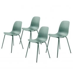 Red Living Chaises Felin (lot de 4) - Vert menthe