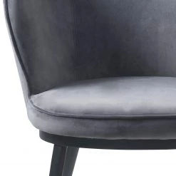 Red Living Chaise à accoudoirs Cheia II - Velours / Fer - Gris clair / Noir -ÉcoMaison Soldes 1000303607 211117 164740000125 DETAILS P000000001000303607