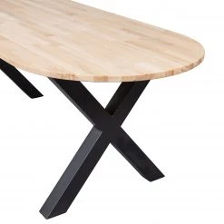 Red Living Table Nekke - Chêne massif / Acier - Chêne / Noir - Forme en X 5 Red Living Table Nekke - Chêne massif / Acier - Chêne / Noir - Forme en X -ÉcoMaison Soldes 1000303895 211105 13110200311 DETAILS P000000001000303895