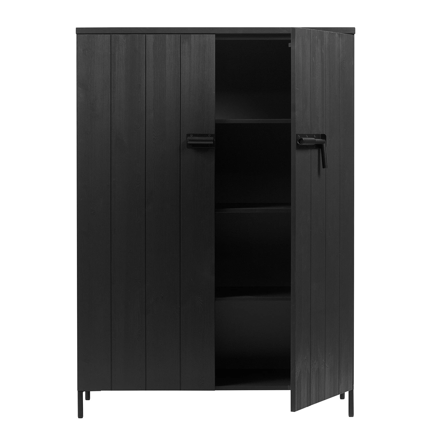 Red Living Buffet haut Lamasco - Pin massif - Pin noir 5 Red Living Buffet haut Lamasco - Pin massif - Pin noir – Image 5