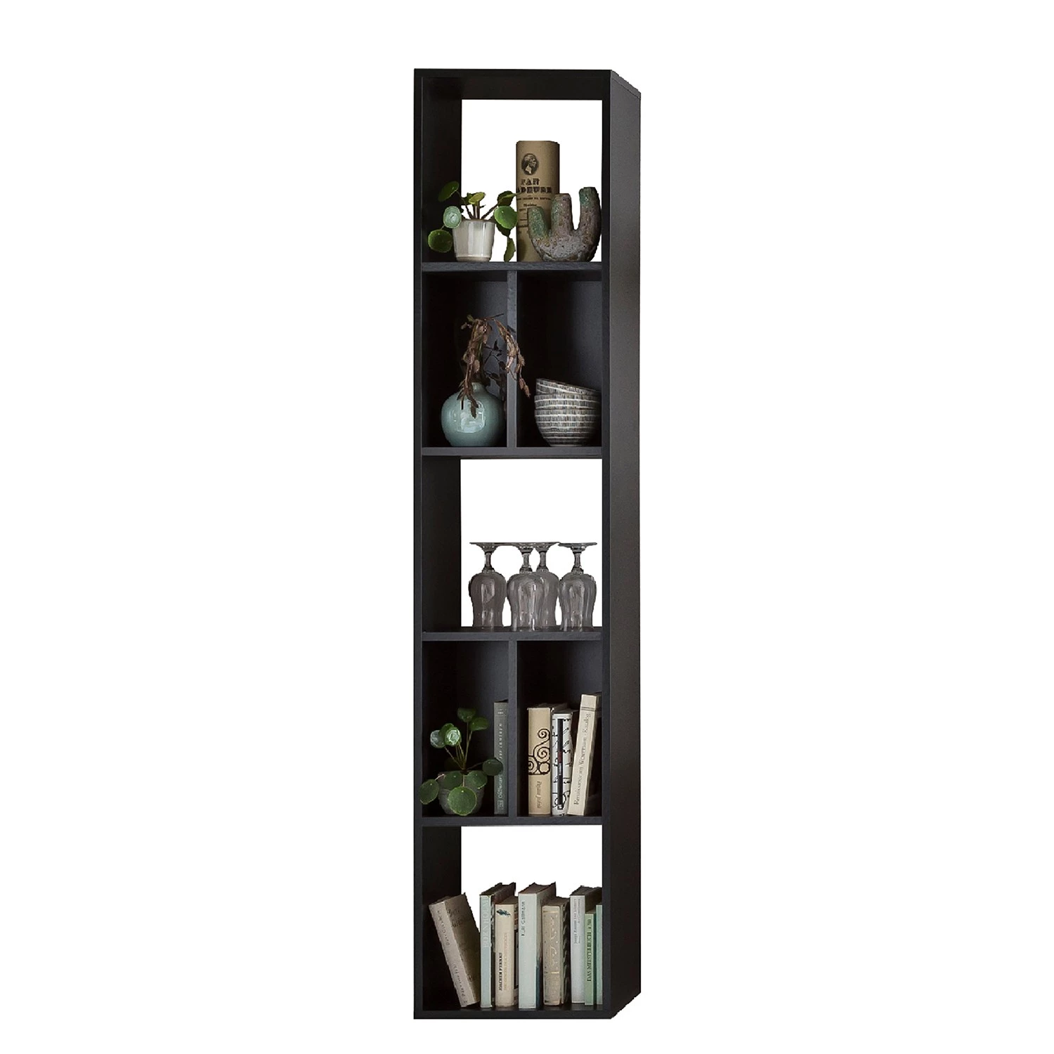 Norrwood Étagère murale Argenteuil - Imitation chêne artisan / Noir 2 Norrwood Étagère murale Argenteuil - Imitation chêne artisan / Noir – Image 2