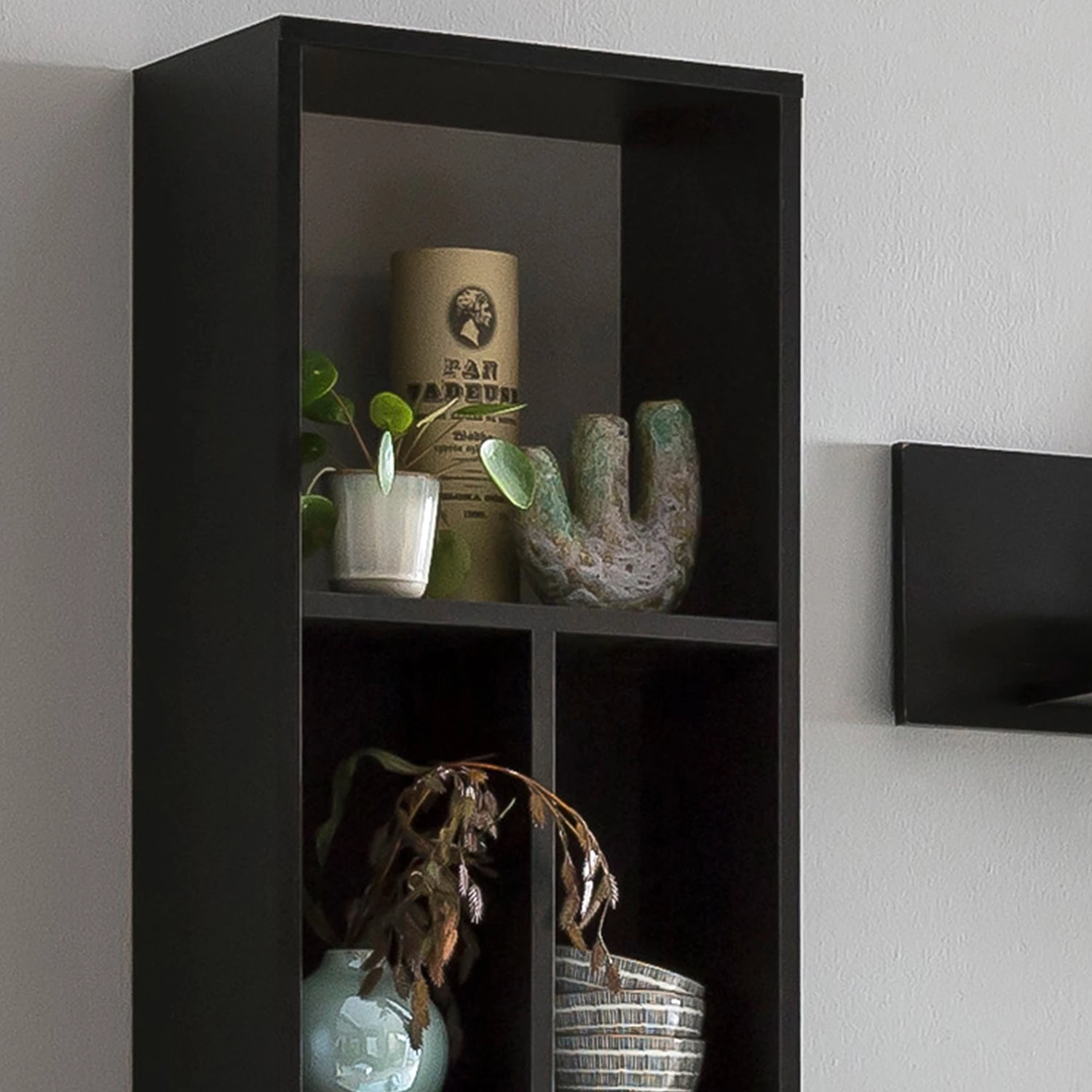 Norrwood Étagère murale Argenteuil - Imitation chêne artisan / Noir 4 Norrwood Étagère murale Argenteuil - Imitation chêne artisan / Noir – Image 4