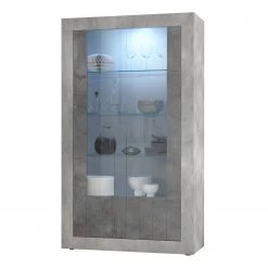 LC Spa Vitrine Urbino - Anthracite / Gris clair