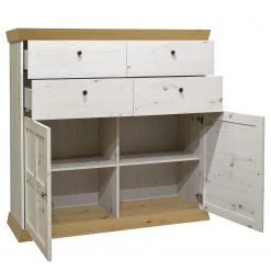 Ridgevalley Buffet haut Maiossa III - Imitation pin blanc / Imitation chêne de Navarra -ÉcoMaison Soldes 1000307120 211109 16471800131 DETAILS P000000001000307120