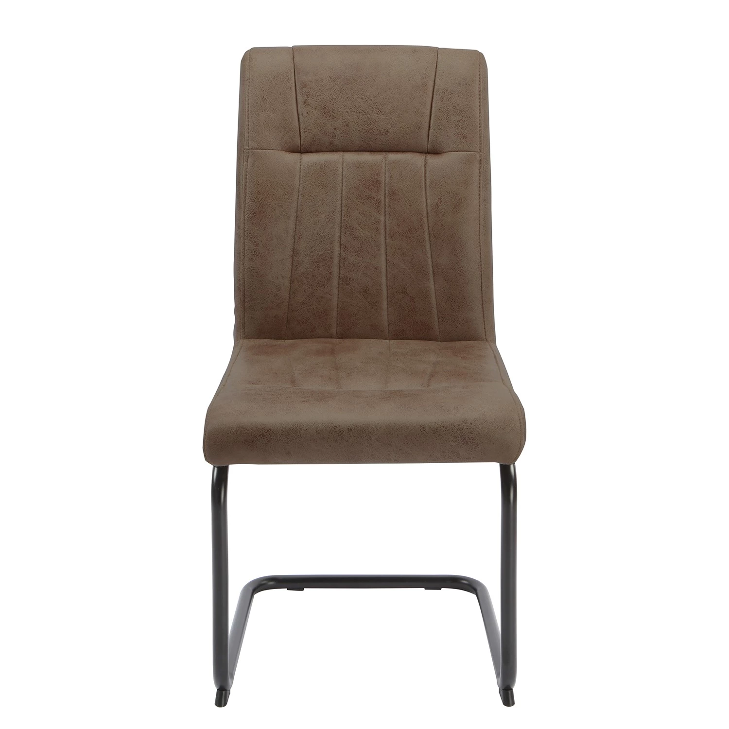 Loftscape Chaise cantilever Caliento - Marron - Lot de 2 2 Loftscape Chaise cantilever Caliento - Marron - Lot de 2 – Image 2