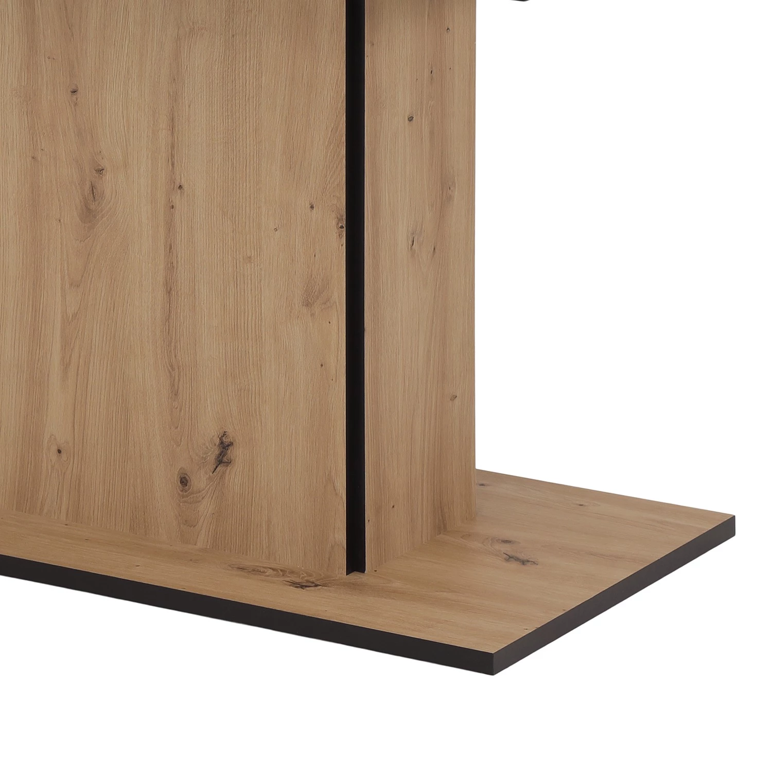 Loftscape Table Aton II - (Extensible) Imitation chêne artisan / Noir 7 Loftscape Table Aton II - (Extensible) Imitation chêne artisan / Noir – Image 7