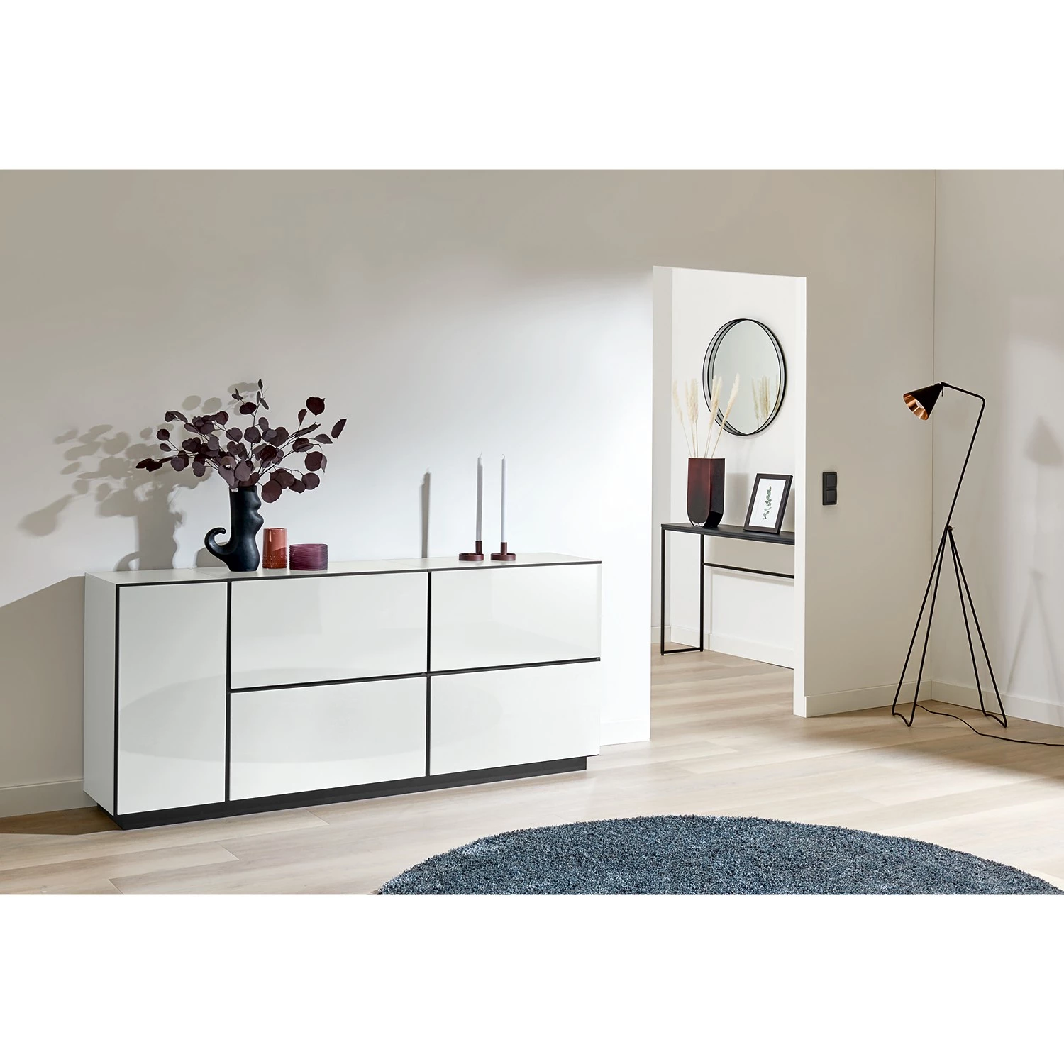 Now! by hülsta Buffet now to go colour IV - Blanc pur brillant / Blanc neige 2 Now! by hülsta Buffet now to go colour IV - Blanc pur brillant / Blanc neige – Image 2