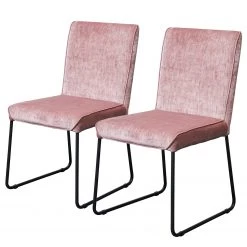 Now! by hülsta Chaises Hülsta now S23 I (lot de 2) - Rose vieilli