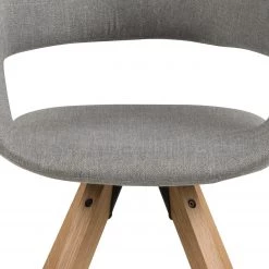 Mørteens Chaise à accoudoirs Buggio - Tissu / Hévéa massif - Tissu Cors: Granite - Lot de 2 -ÉcoMaison Soldes 1000312395 211202 131421000044 DETAILS P000000001000312395