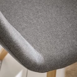 Mørteens Chaise à accoudoirs Buggio - Tissu / Hévéa massif - Tissu Cors: Granite - Lot de 2 -ÉcoMaison Soldes 1000312395 211202 13142100052 DETAILS P000000001000312395