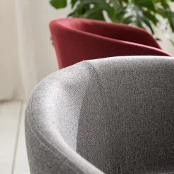 Mørteens Chaise à accoudoirs Buggio - Tissu / Hévéa massif - Tissu Cors: Granite - Lot de 2 -ÉcoMaison Soldes 1000312395 211202 13142100054 DETAILS P000000001000312395