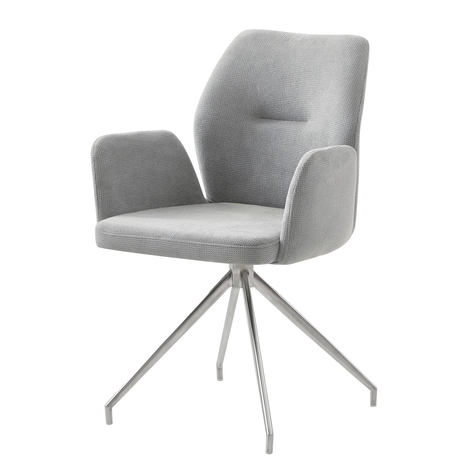 Loftscape Chaise à accoudoirs Cervantes - Gris clair 1 Loftscape Chaise à accoudoirs Cervantes - Gris clair