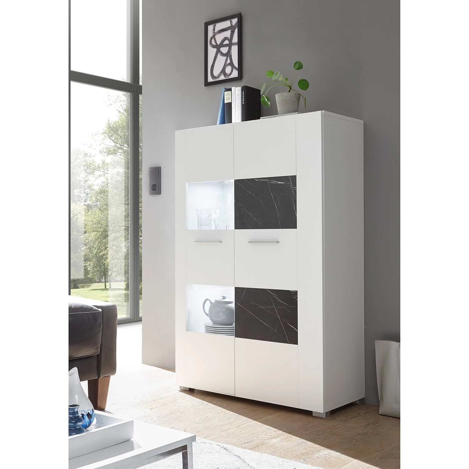 Loftscape Buffet haut Mantador - Blanc 6 Loftscape Buffet haut Mantador - Blanc – Image 6