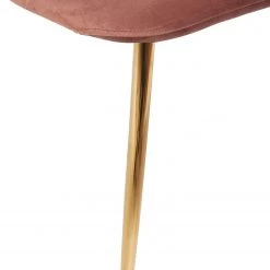 Jack & Alice Chaise Yoyce II - Velours / Métal - Doré - Velours Tiru: Saumon - Lot de 4 14 Jack & Alice Chaise Yoyce II - Velours / Métal - Doré - Velours Tiru: Saumon - Lot de 4 -ÉcoMaison Soldes 1000312631 211206 08175200056 DETAILS P000000001000312631