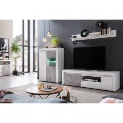 Loftscape Buffet haut Stonda I - Blanc - Porte en verre à droite -ÉcoMaison Soldes 1000314582 211209 12531700141 MOOD DETAILS P000000001000314582 mood