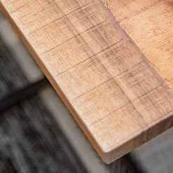 Red Living Table Savella - (extensible) Bois recyclé massif / Fer - Bois recyclé / Noir -ÉcoMaison Soldes 1000315229 211214 16250700073 DETAILS P000000001000315229