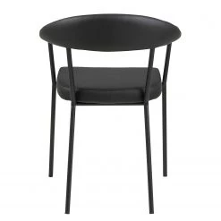 Loftscape Chaises à accoudoirs Otava (lot de 2) - Imitation cuir / Fer - Noir 13 Loftscape Chaises à accoudoirs Otava (lot de 2) - Imitation cuir / Fer - Noir -ÉcoMaison Soldes 1000319537 220128 12565700070 DETAILS P000000001000319537