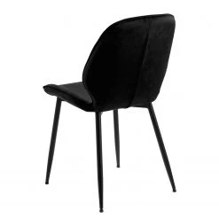 Loftscape Chaises capitonnées Kerang II (lot de 2) - Velours / Fer - Noir -ÉcoMaison Soldes 1000319609 220128 1257140050 DETAILS P000000001000319609