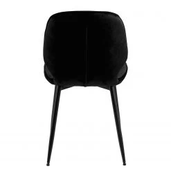 Loftscape Chaises capitonnées Kerang II (lot de 2) - Velours / Fer - Noir -ÉcoMaison Soldes 1000319609 220128 1257140060 DETAILS P000000001000319609