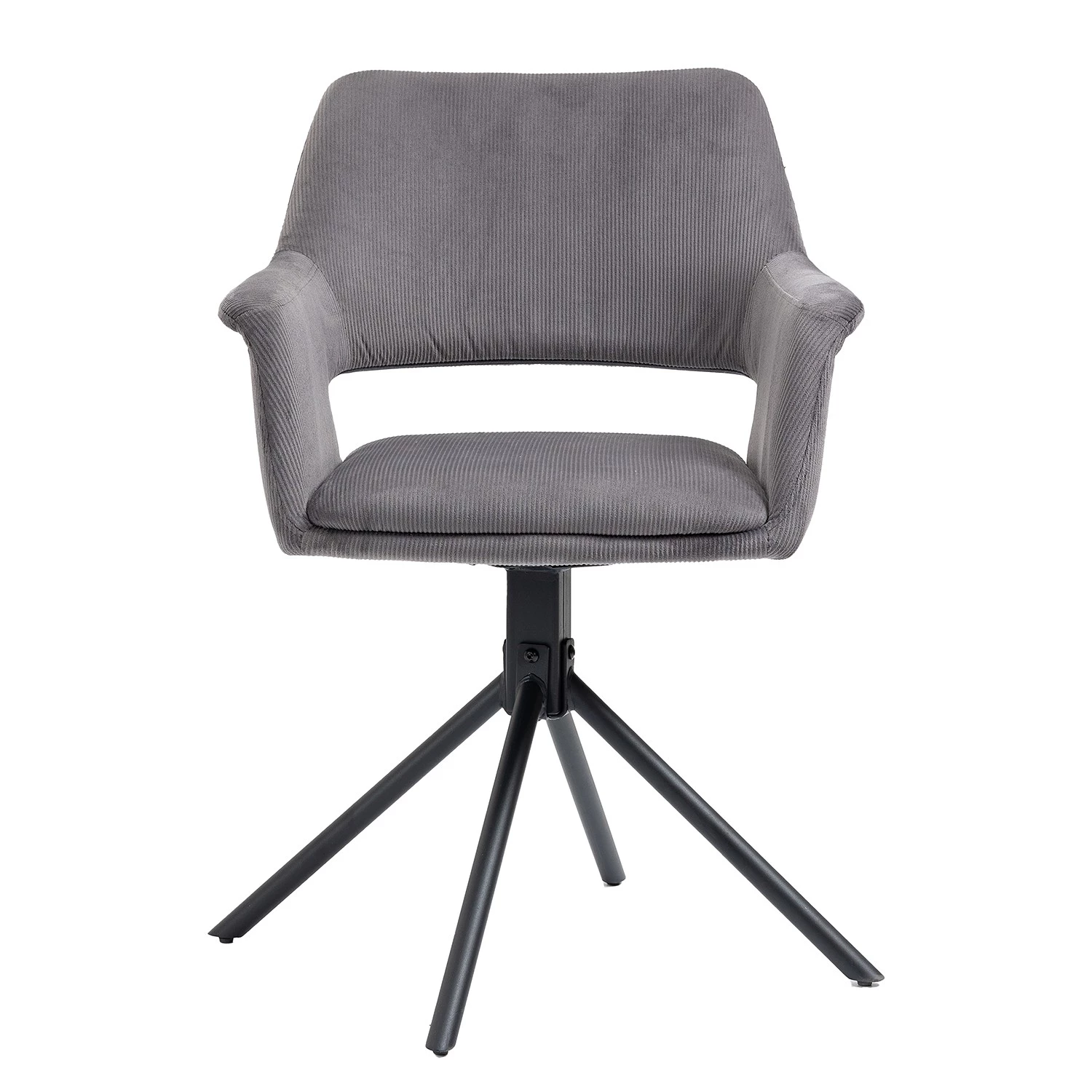 Loftscape Chaises à accoudoirs Keldur I (lot de 2) - Corde / Acier - Gris / Noir 2 Loftscape Chaises à accoudoirs Keldur I (lot de 2) - Corde / Acier - Gris / Noir – Image 2