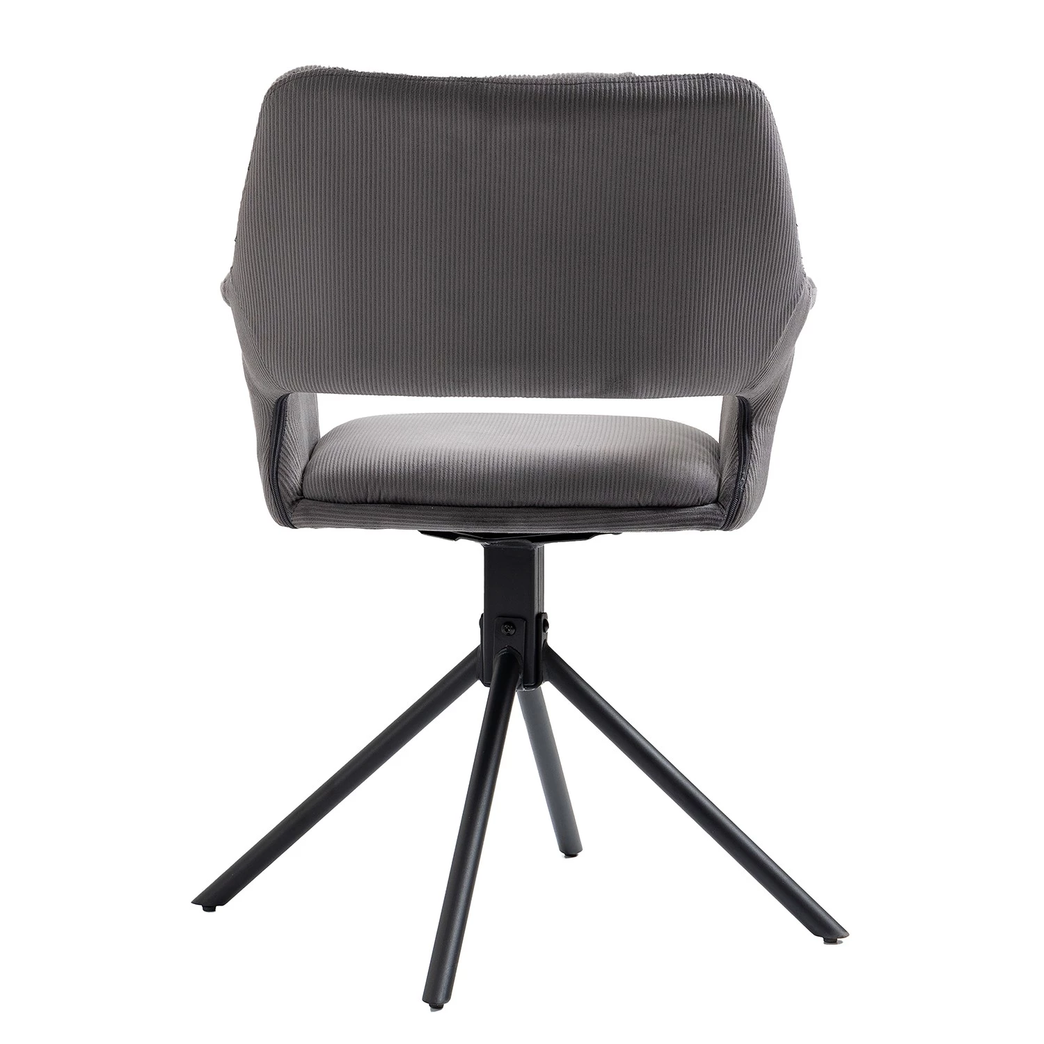 Loftscape Chaises à accoudoirs Keldur I (lot de 2) - Corde / Acier - Gris / Noir 5 Loftscape Chaises à accoudoirs Keldur I (lot de 2) - Corde / Acier - Gris / Noir – Image 5