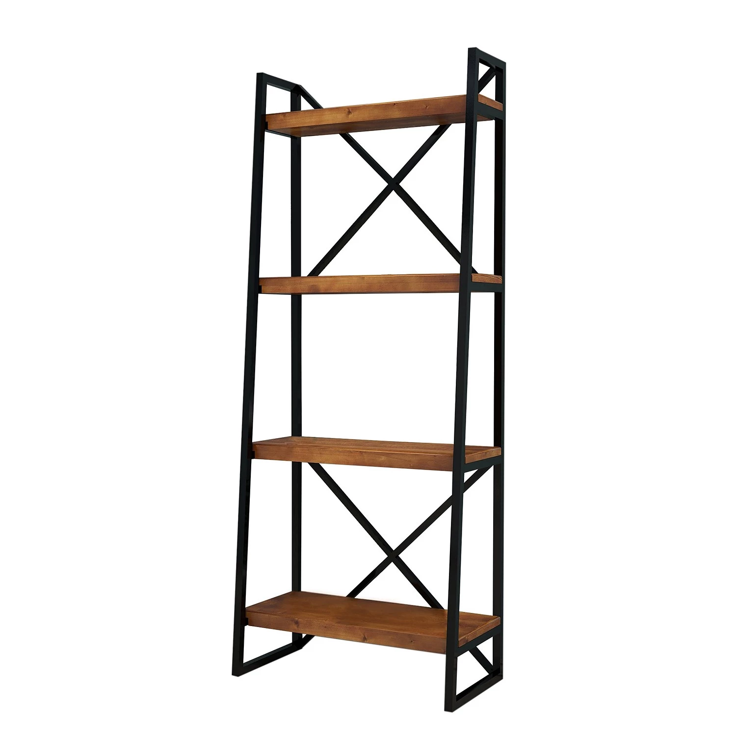 Red Living Étagère Wilga - Pin massif / Métal - Pin / Noir 1 Red Living Étagère Wilga - Pin massif / Métal - Pin / Noir