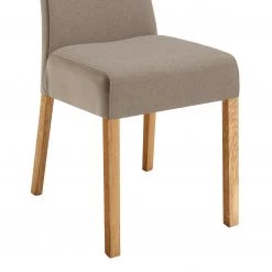Norrwood Chaises capitonnées Reila (lot de 2) - Cappuccino - Chêne clair -ÉcoMaison Soldes 1000335552 220317 040 DETAILS P000000001000335552