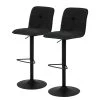 Loftscape Chaise de bar Rilenas (lot de 2) - Anthracite