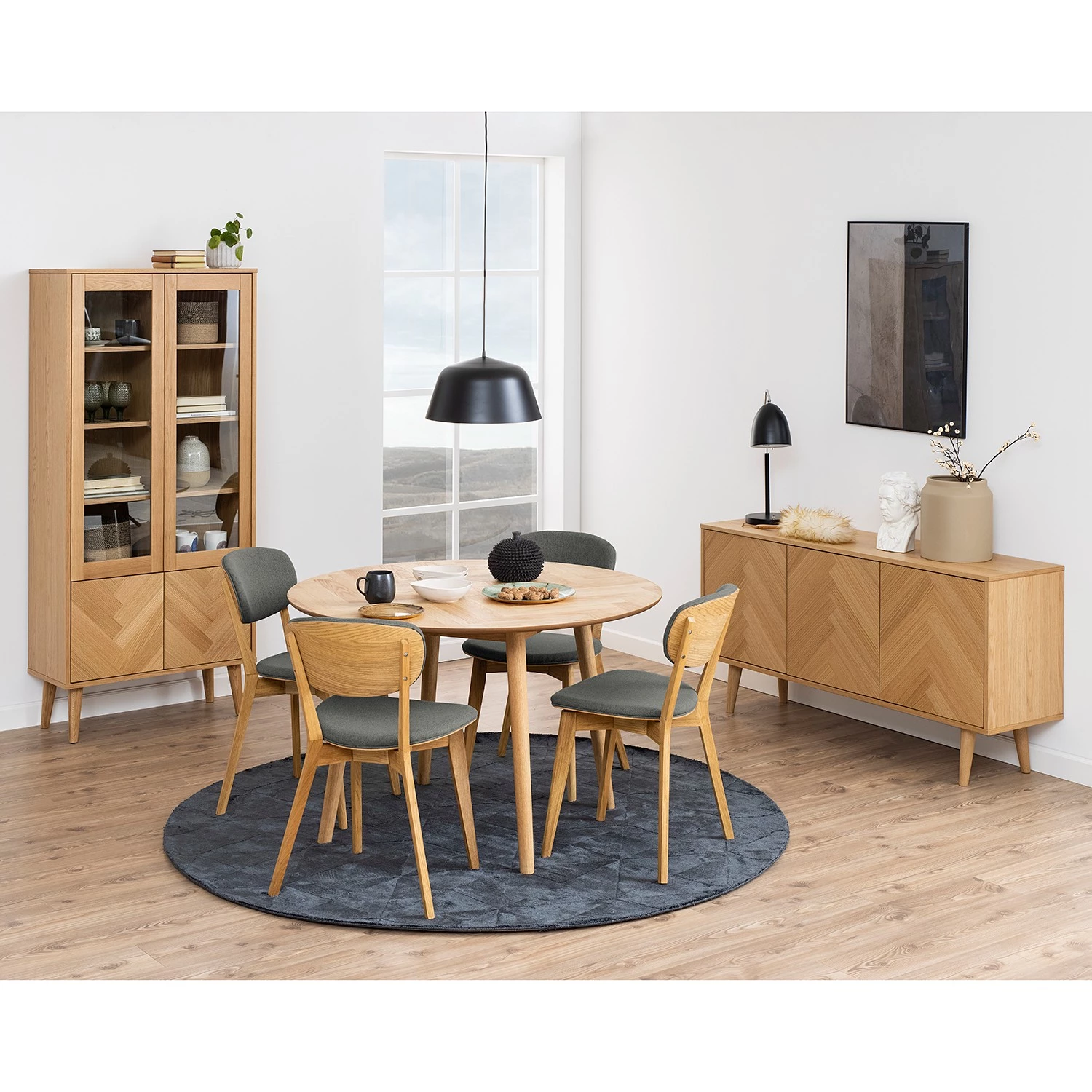 Loftscape Table Montville - Partiellement en chêne massif - Chêne 3 Loftscape Table Montville - Partiellement en chêne massif - Chêne – Image 3