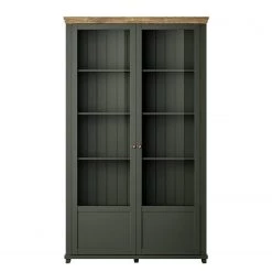 Ridgevalley Vitrine haute Emmanuela - Vert foncé 9 Ridgevalley Vitrine haute Emmanuela - Vert foncé -ÉcoMaison Soldes 1000339983 220317 040 DETAILS P000000001000339983