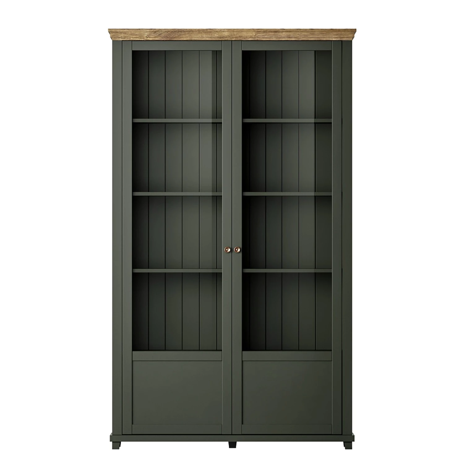 Ridgevalley Vitrine haute Emmanuela - Vert foncé 4 Ridgevalley Vitrine haute Emmanuela - Vert foncé – Image 4