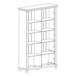 Ridgevalley Vitrine haute Emmanuela - Vert foncé 11 Ridgevalley Vitrine haute Emmanuela - Vert foncé -ÉcoMaison Soldes 1000339983 220317 501 SKETCH DETAILS P000000001000339983 sketch