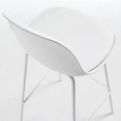 Loftscape Chaises de bar Royale (lot de 2) - Matière plastique et imitation cuir / Acier - Blanc 8 Loftscape Chaises de bar Royale (lot de 2) - Matière plastique et imitation cuir / Acier - Blanc -ÉcoMaison Soldes 1000340179 220414 040 DETAILS P000000001000340179