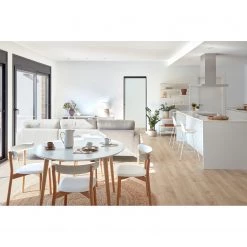 Loftscape Chaises de bar Royale (lot de 2) - Matière plastique et imitation cuir / Acier - Blanc -ÉcoMaison Soldes 1000340181 220414 022 MOOD DETAILS P000000001000340181 mood