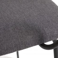Loftscape Chaises à accoudoirs Sean II (lot de 2) - Chenille / Acier - Gris / Noir 18 Loftscape Chaises à accoudoirs Sean II (lot de 2) - Chenille / Acier - Gris / Noir -ÉcoMaison Soldes 1000340215 220414 050 DETAILS P000000001000340215