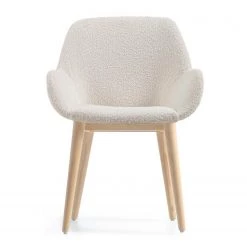 Loftscape Chaises à accoudoirs Kusamo V (lot de 4) - Tissu structuré - Blanc / Frêne 17 Loftscape Chaises à accoudoirs Kusamo V (lot de 4) - Tissu structuré - Blanc / Frêne -ÉcoMaison Soldes 1000340256 220414 030 DETAILS P000000001000340256