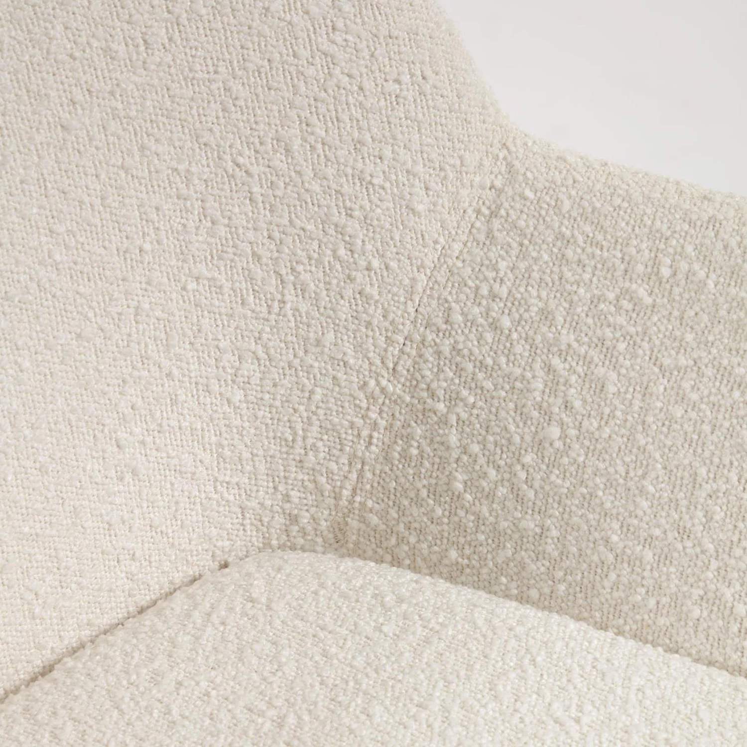 Loftscape Chaises à accoudoirs Kusamo V (lot de 4) - Tissu structuré - Blanc / Frêne 10 Loftscape Chaises à accoudoirs Kusamo V (lot de 4) - Tissu structuré - Blanc / Frêne – Image 10