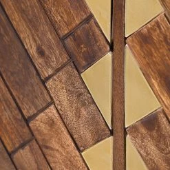 Red Living Buffet haut Nook - Manguier massif / Métal - Manguier / Doré -ÉcoMaison Soldes 1000341972 220331 050 DETAILS P000000001000341972