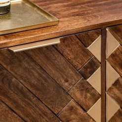 Red Living Buffet haut Nook - Manguier massif / Métal - Manguier / Doré -ÉcoMaison Soldes 1000341972 220331 062 DETAILS P000000001000341972