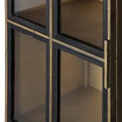 Red Living Vitrine Punata - Métal - Laiton / Noir -ÉcoMaison Soldes 1000342089 220401 060 DETAILS P000000001000342089