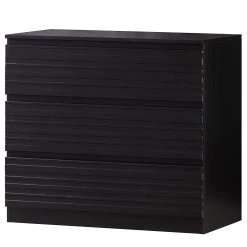 Red Living Commode Rayong II - Pin massif - Pin noir