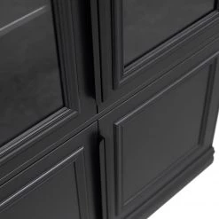 Red Living Vitrine Shady - Pin massif - Noir -ÉcoMaison Soldes 1000342119 220401 060 DETAILS P000000001000342119