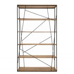 Tom Tailor Étagère Piketon II - Manguier massif / Aluminium - Manguier / Noir -ÉcoMaison Soldes 1000342413 220325 030 DETAILS P000000001000342413