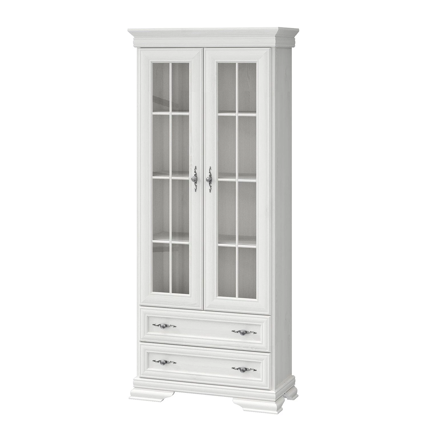 Ridgevalley Vitrine Summerbrook - Imitation chêne blanc 1 Ridgevalley Vitrine Summerbrook - Imitation chêne blanc