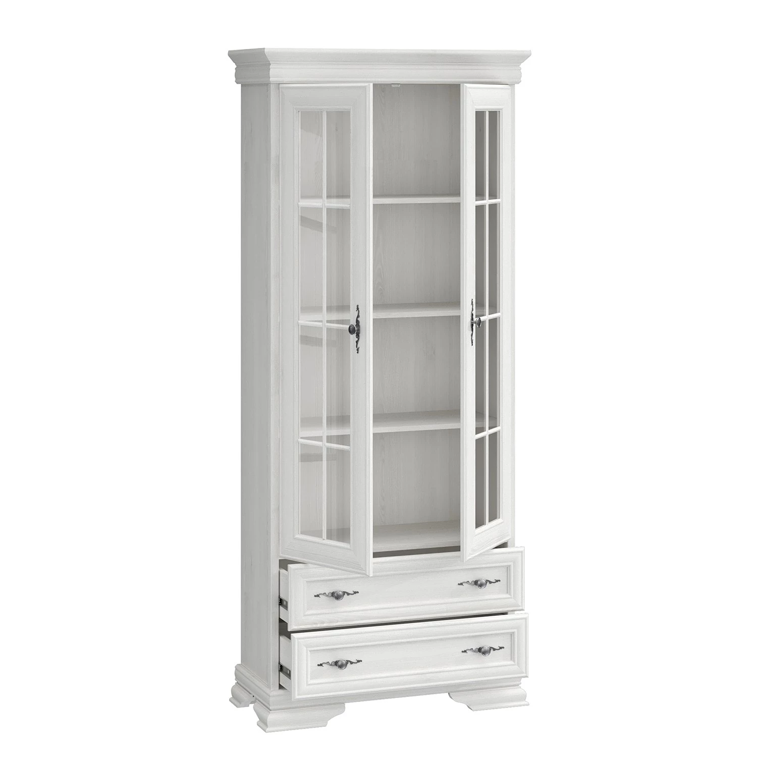 Ridgevalley Vitrine Summerbrook - Imitation chêne blanc 6 Ridgevalley Vitrine Summerbrook - Imitation chêne blanc – Image 6