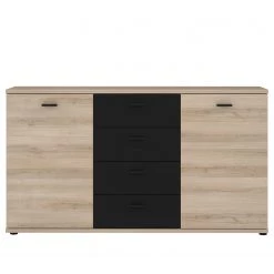 Loftscape Buffet Piemont I - Noir / Imitation chêne Bianco 10 Loftscape Buffet Piemont I - Noir / Imitation chêne Bianco -ÉcoMaison Soldes 1000342479 220404 030 DETAILS P000000001000342479