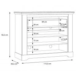 Ridgevalley Buffet Sandvik - Imitation chêne blanc / Imitation chêne Nelson 11 Ridgevalley Buffet Sandvik - Imitation chêne blanc / Imitation chêne Nelson -ÉcoMaison Soldes 1000342501 220331 501 SKETCH DETAILS P000000001000342501 sketch