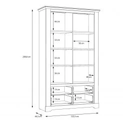 Ridgevalley Vitrine Sandvik - Éclairage inclus Imitation chêne blanc / Imitation chêne Nelson 13 Ridgevalley Vitrine Sandvik - Éclairage inclus Imitation chêne blanc / Imitation chêne Nelson -ÉcoMaison Soldes 1000342502 220331 501 SKETCH DETAILS P000000001000342502 sketch