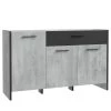 Loftscape Buffet Sahil - Imitation chêne Sorrento gris / Noir