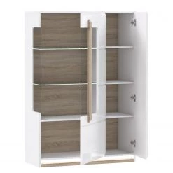 Loftscape Buffet haut Toscana II - Éclairage inclus - Imitation chêne de Sonoma 11 Loftscape Buffet haut Toscana II - Éclairage inclus - Imitation chêne de Sonoma -ÉcoMaison Soldes 1000342511 220331 040 DETAILS P000000001000342511